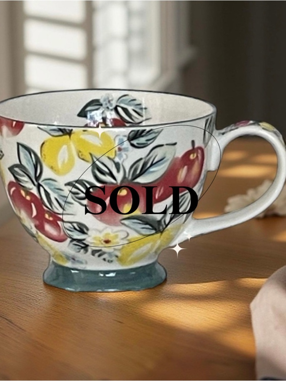Apples & Lemons 12-oz Coffee/Tea Cups